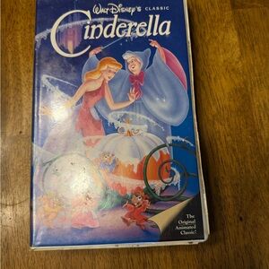 Disney Cinderella VHS - Blue and Red Cover